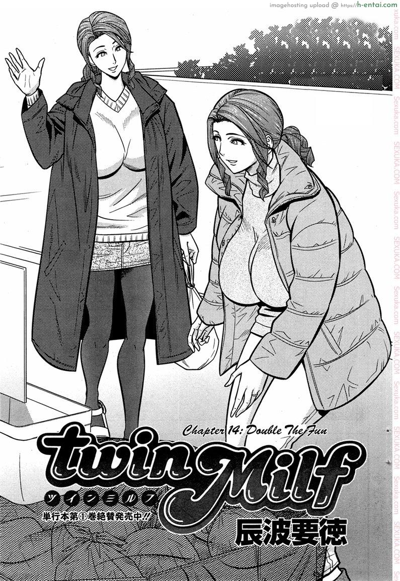 โดจิน แซนวิสคู่แม่บ้านสาว 14 - สนุกเสียวสองต่อ [tatsunami youtoku] Twin Milf + Bangai Hen Ch.14 - Double The Fun แปลไทย 5