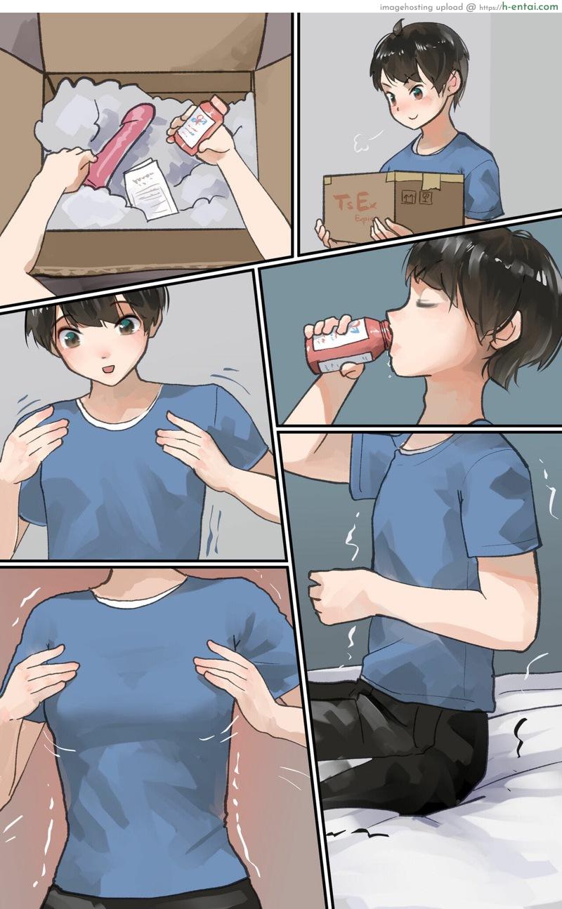 โดจิน ยาสลับเพศ [Pixiv] [Welt] Kusuri de TS onani แปลไทย 3