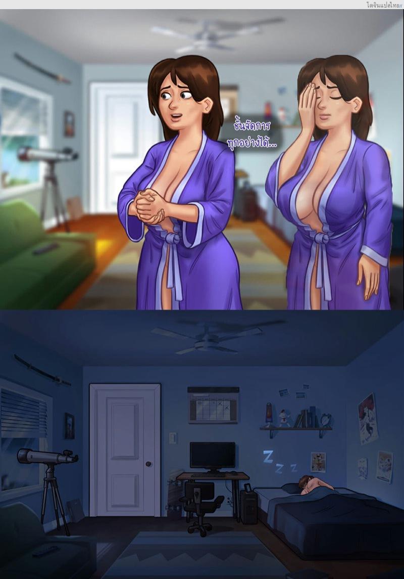 โดจิน เรื่องเสียวๆ พักอยู่บ้านในฤดูร้อนกับสองเธอ | Summertime Saga แปลไทย 38
